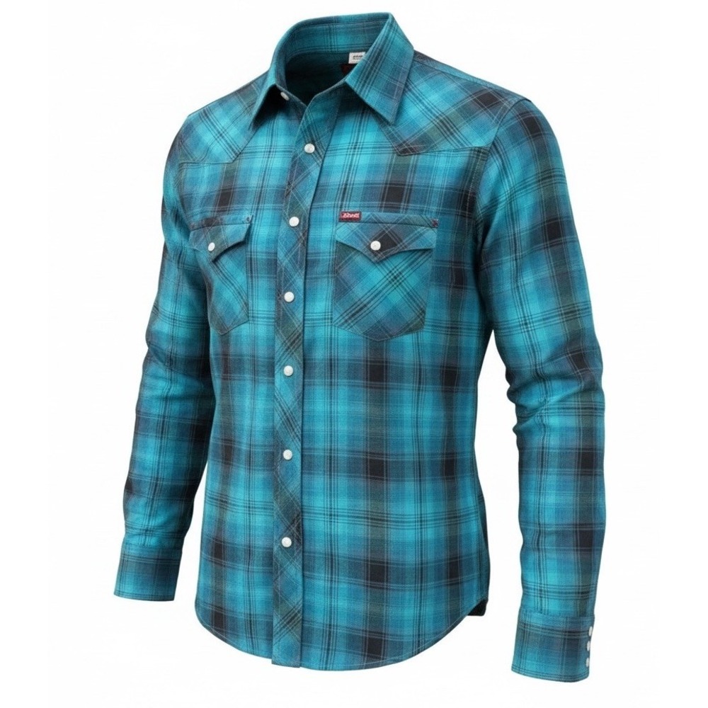 Rafter C Shirt Mens SMALL Pearl Snap Red Dirt Collection Long Sleeve Western